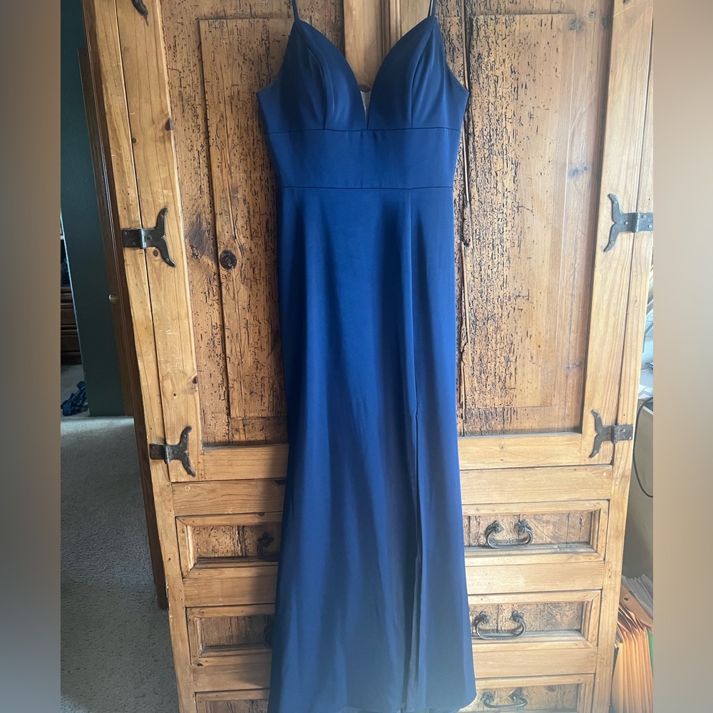 Blue prom dress worn once